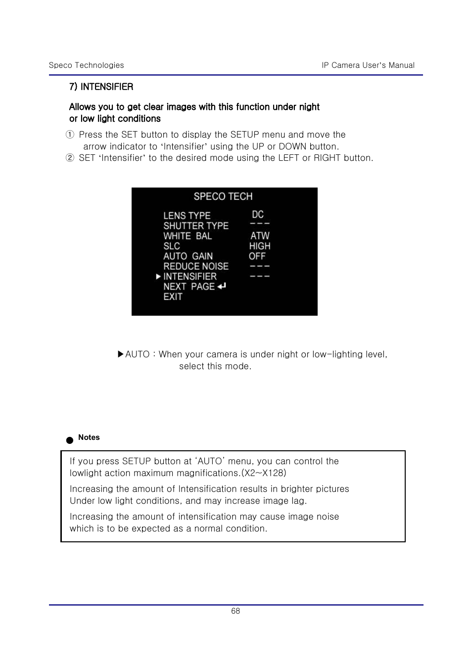 Speco Technologies & IP-WDRB1 User Manual | Page 68 / 126
