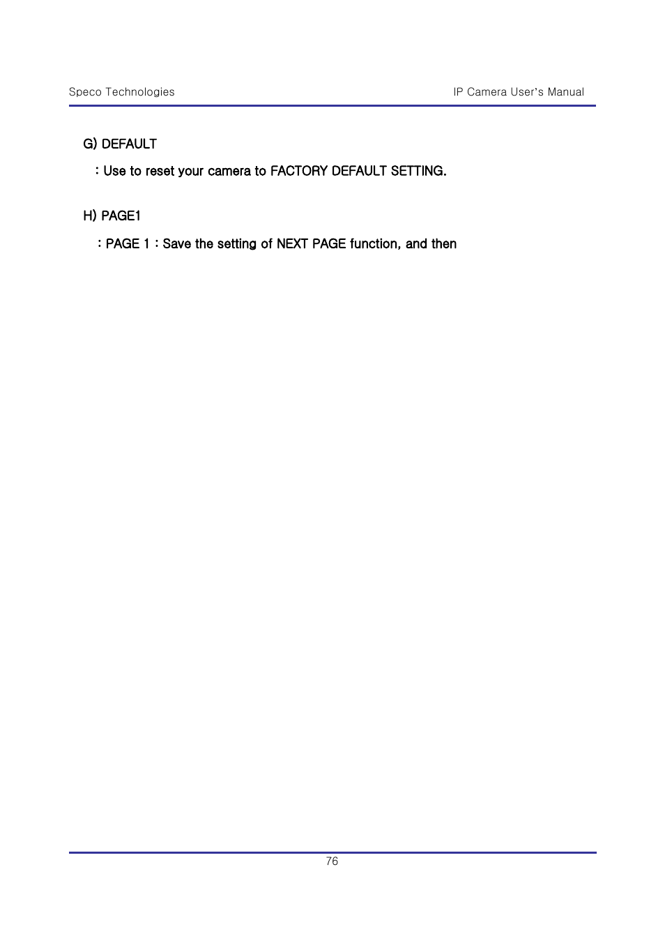 Speco Technologies & IP-WDRB1 User Manual | Page 76 / 126
