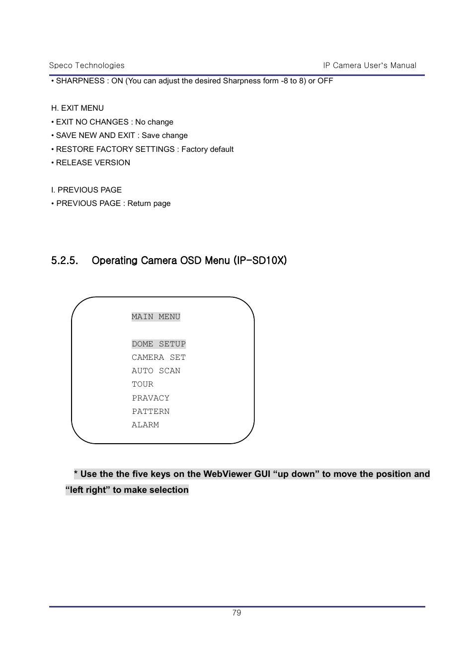 Speco Technologies & IP-WDRB1 User Manual | Page 79 / 126