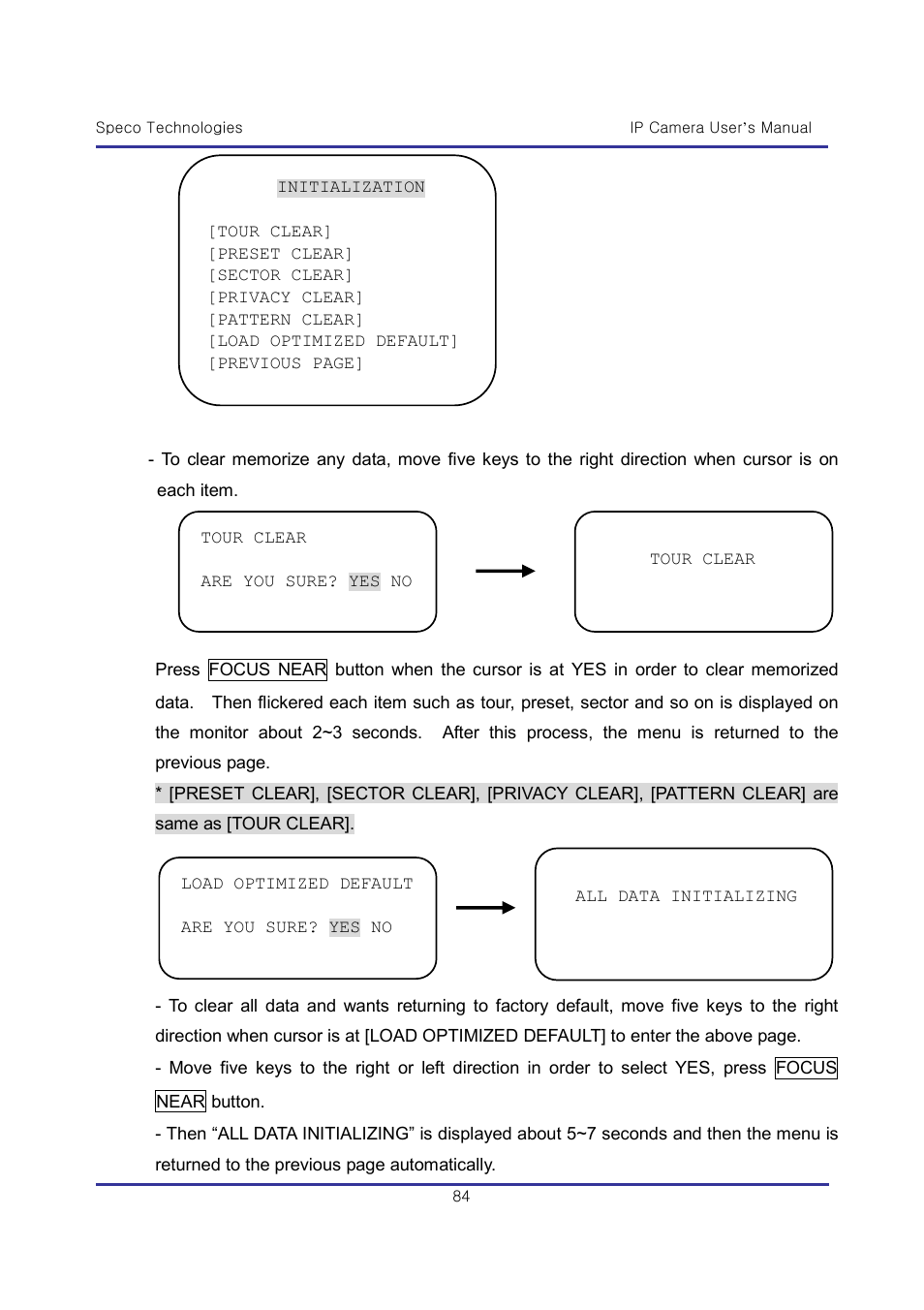 Speco Technologies & IP-WDRB1 User Manual | Page 84 / 126
