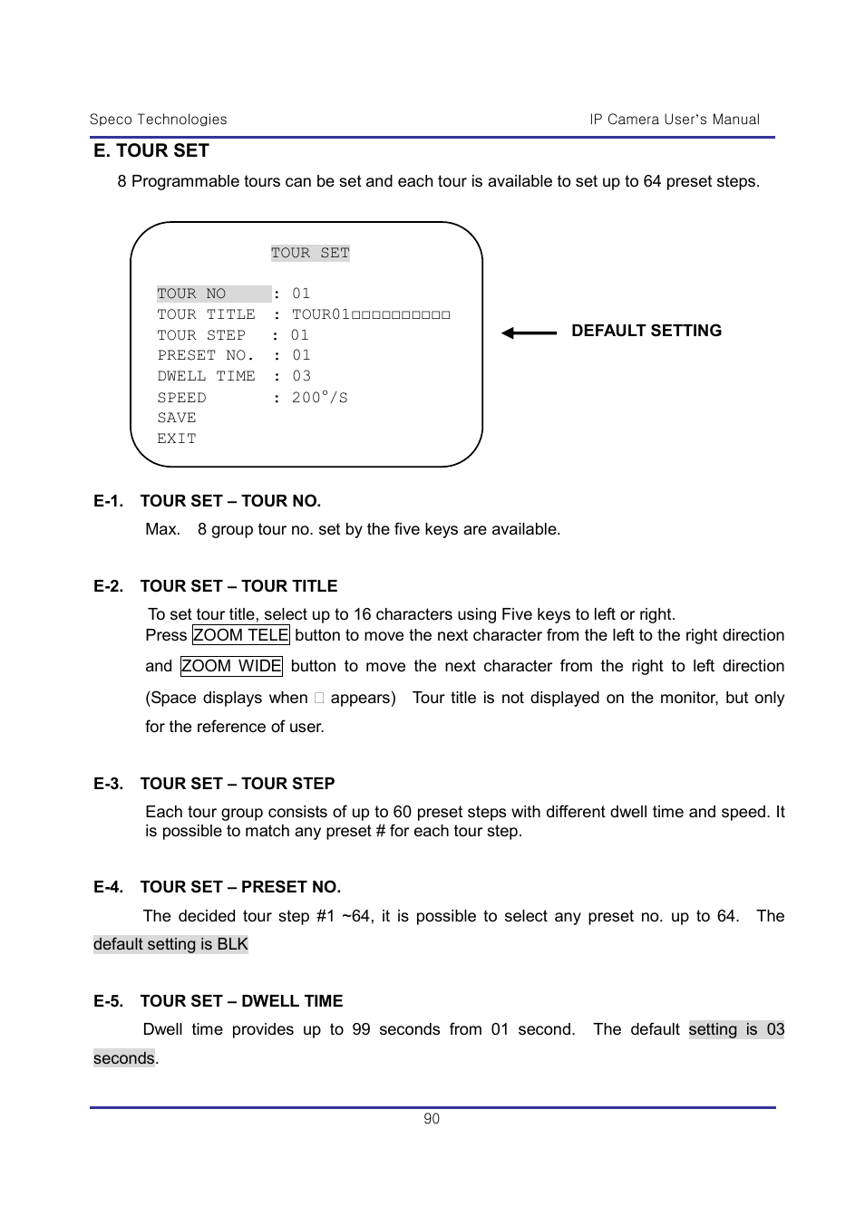 Speco Technologies & IP-WDRB1 User Manual | Page 90 / 126