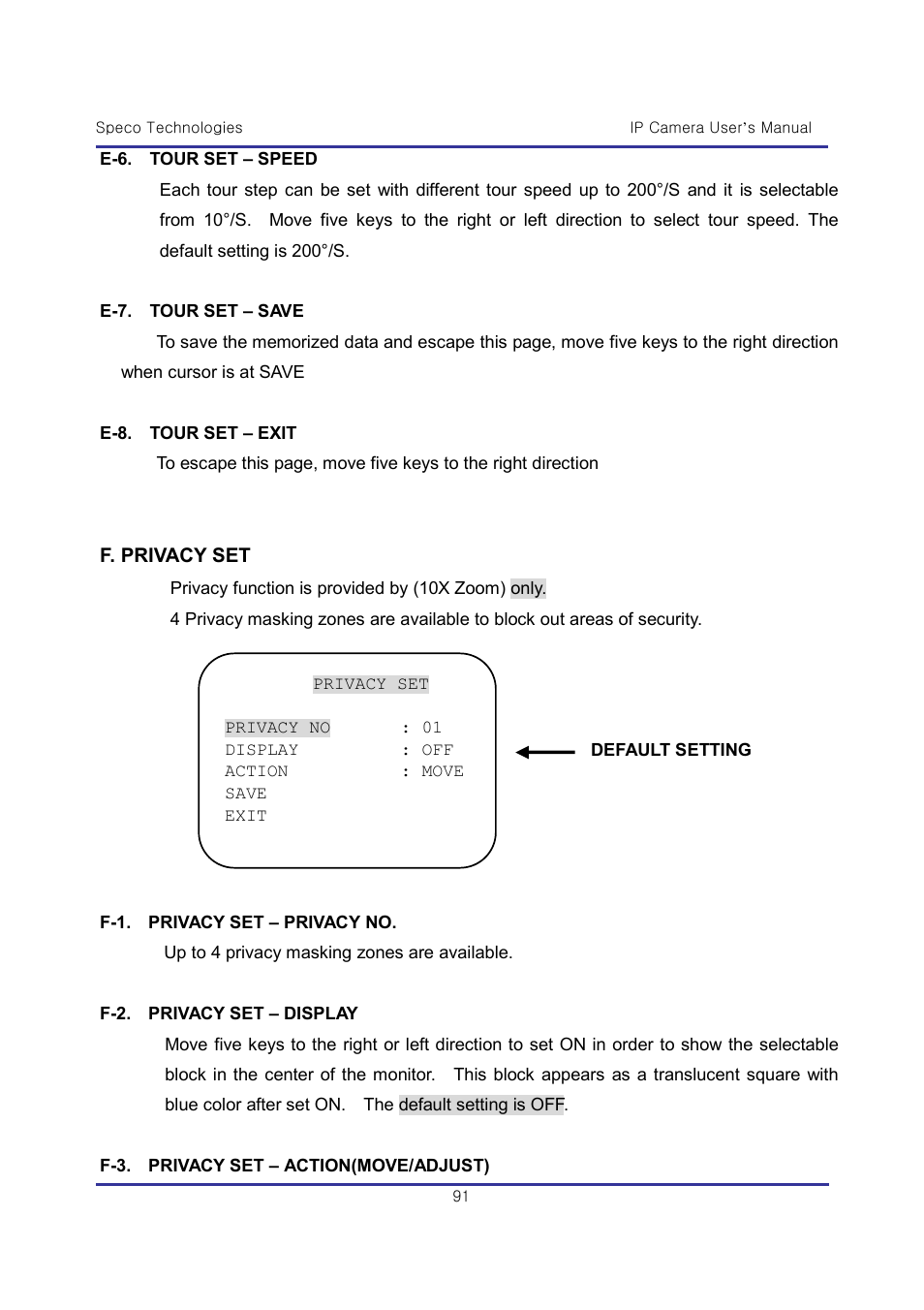 Speco Technologies & IP-WDRB1 User Manual | Page 91 / 126