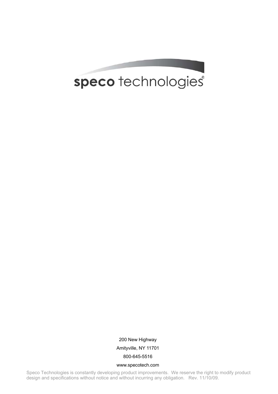 Speco Technologies 8WM User Manual | 12 pages