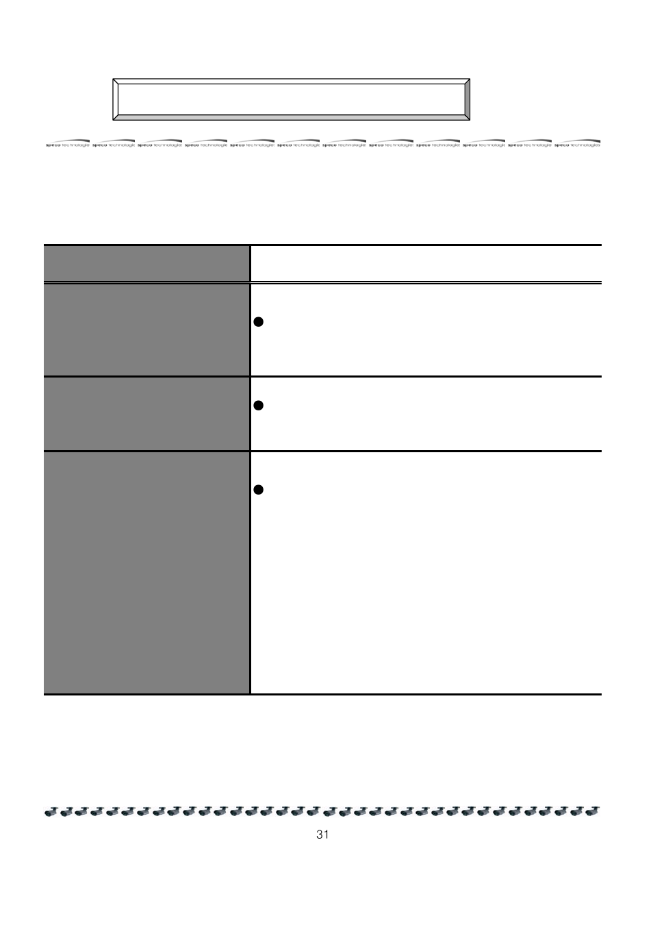 Trouble shooting | Speco Technologies HT - INTB8/9/10 User Manual | Page 32 / 40