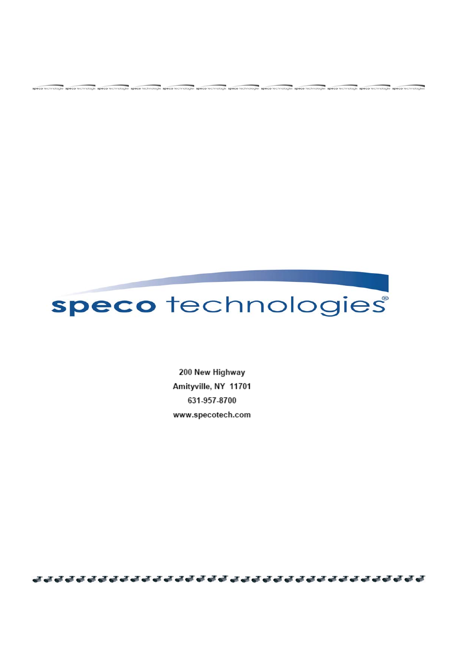 Speco Technologies HT - INTB8/9/10 User Manual | Page 40 / 40
