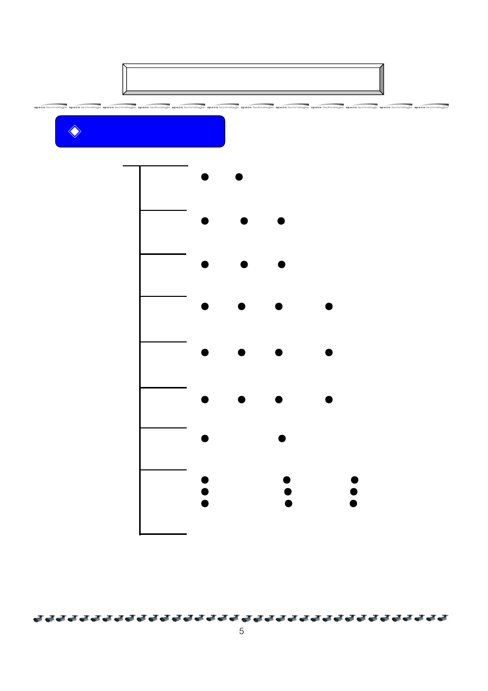 Function, Osd menu | Speco Technologies HT - INTB8/9/10 User Manual | Page 6 / 40