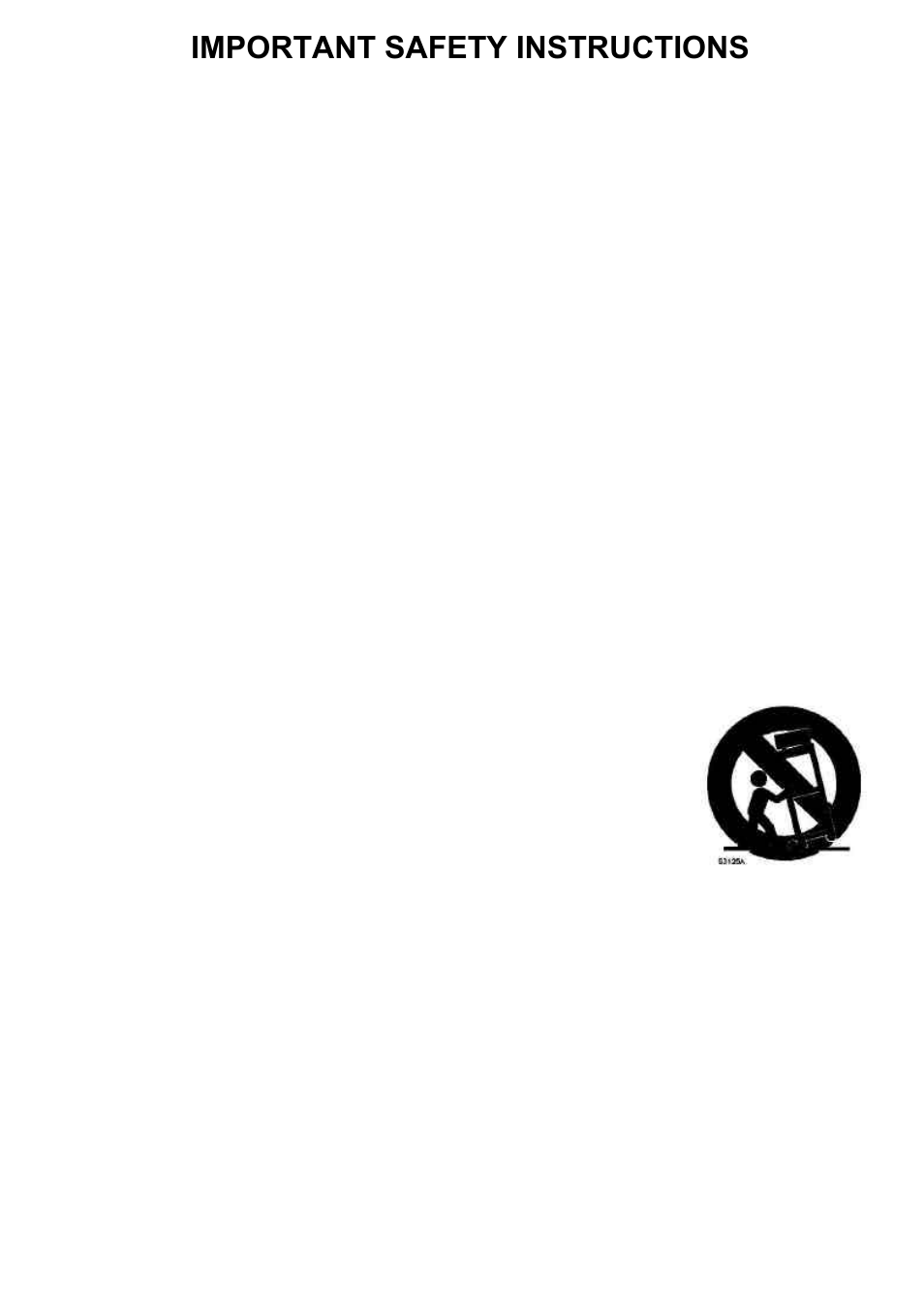 Important safety instructions | Speco Technologies PBM-60 User Manual | Page 2 / 12