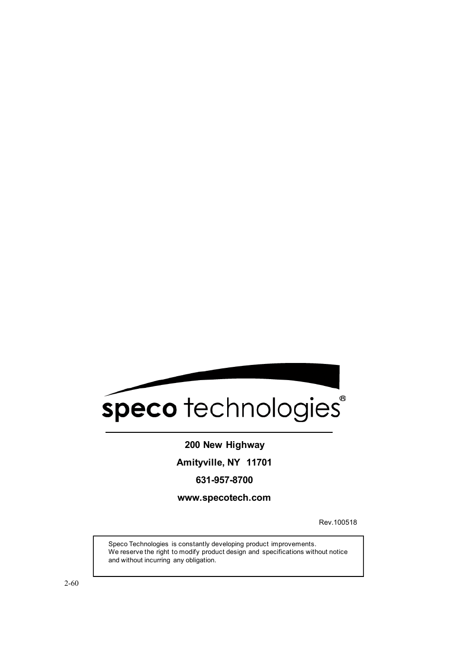 Speco Technologies SIPMPBVFH User Manual | Page 64 / 64