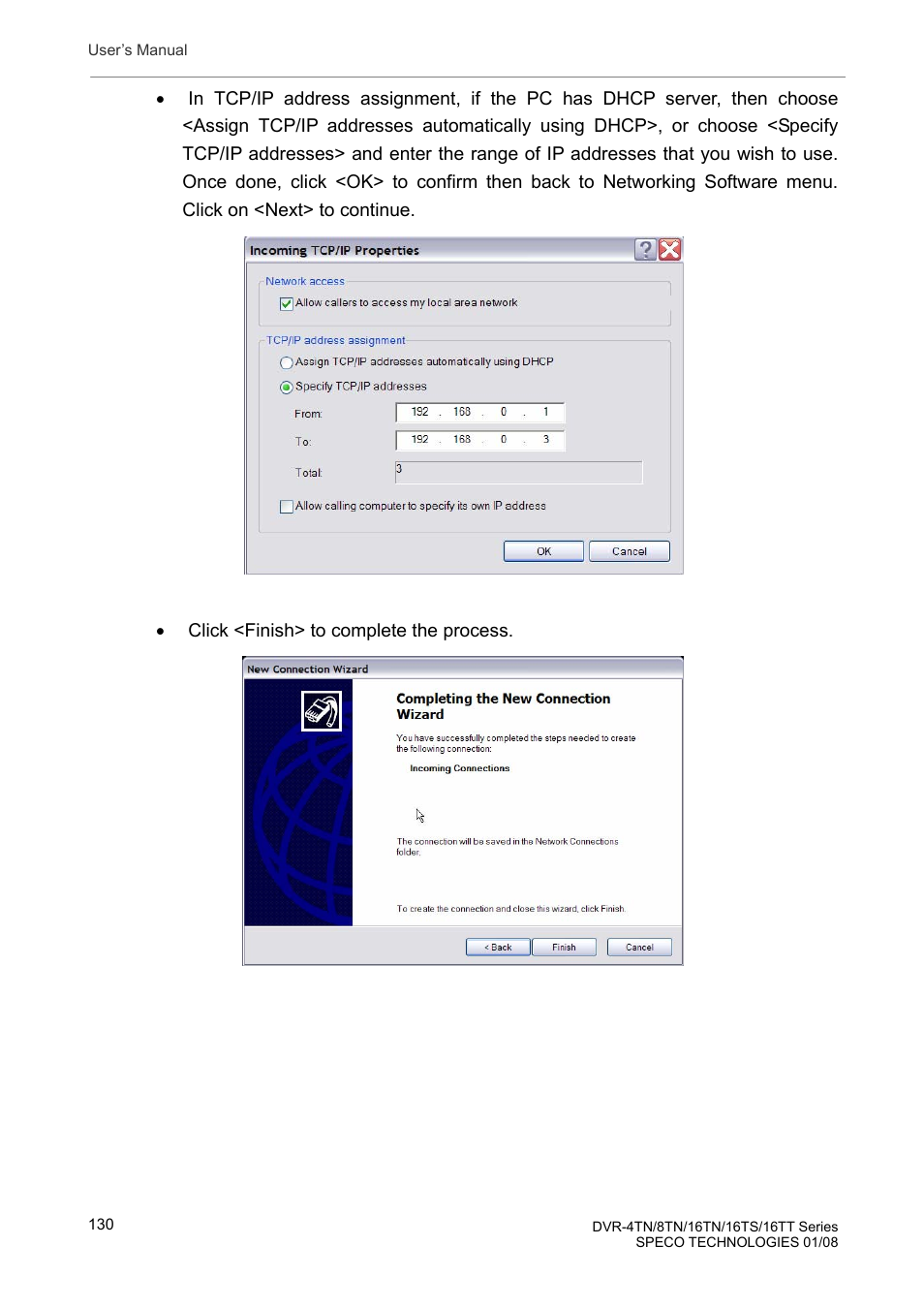 Speco Technologies DVR-16TS User Manual | Page 131 / 148