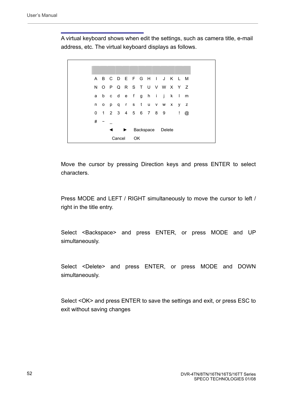 Speco Technologies DVR-16TS User Manual | Page 53 / 148