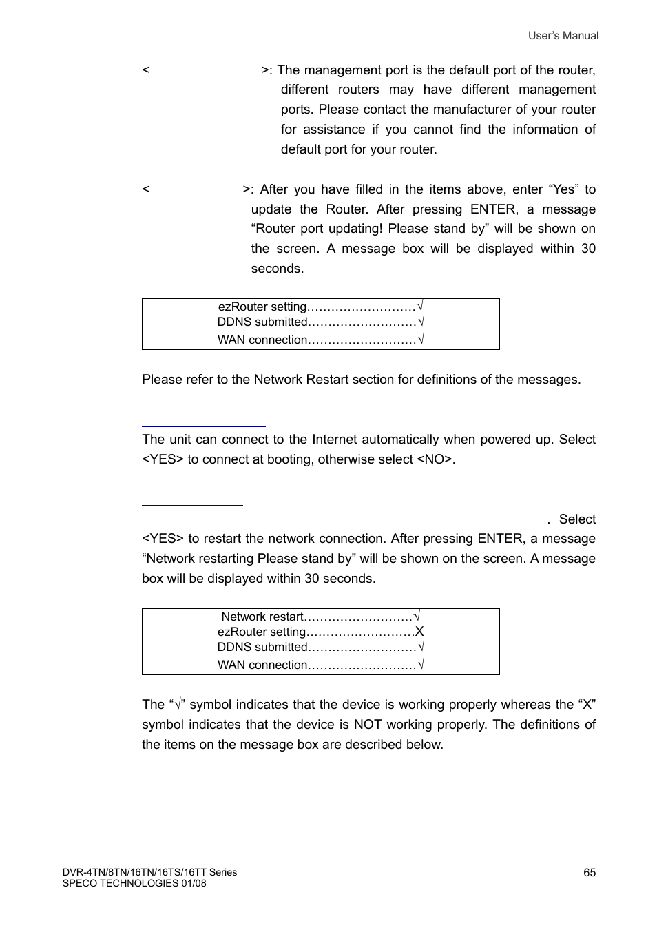 Speco Technologies DVR-16TS User Manual | Page 66 / 148