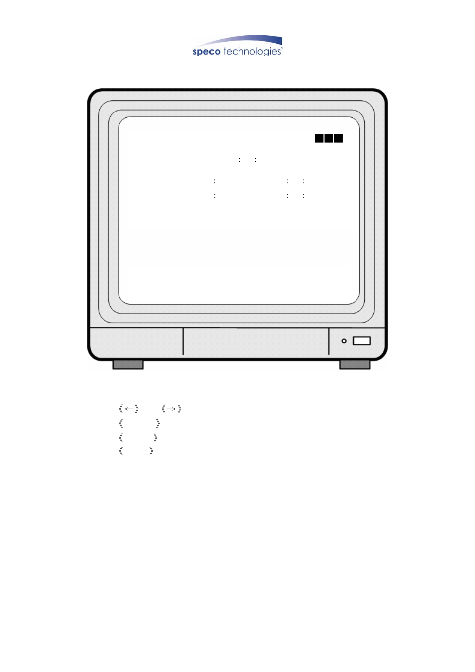 1 time search, Time, Search | Speco Technologies DVR-4CF User Manual | Page 30 / 38