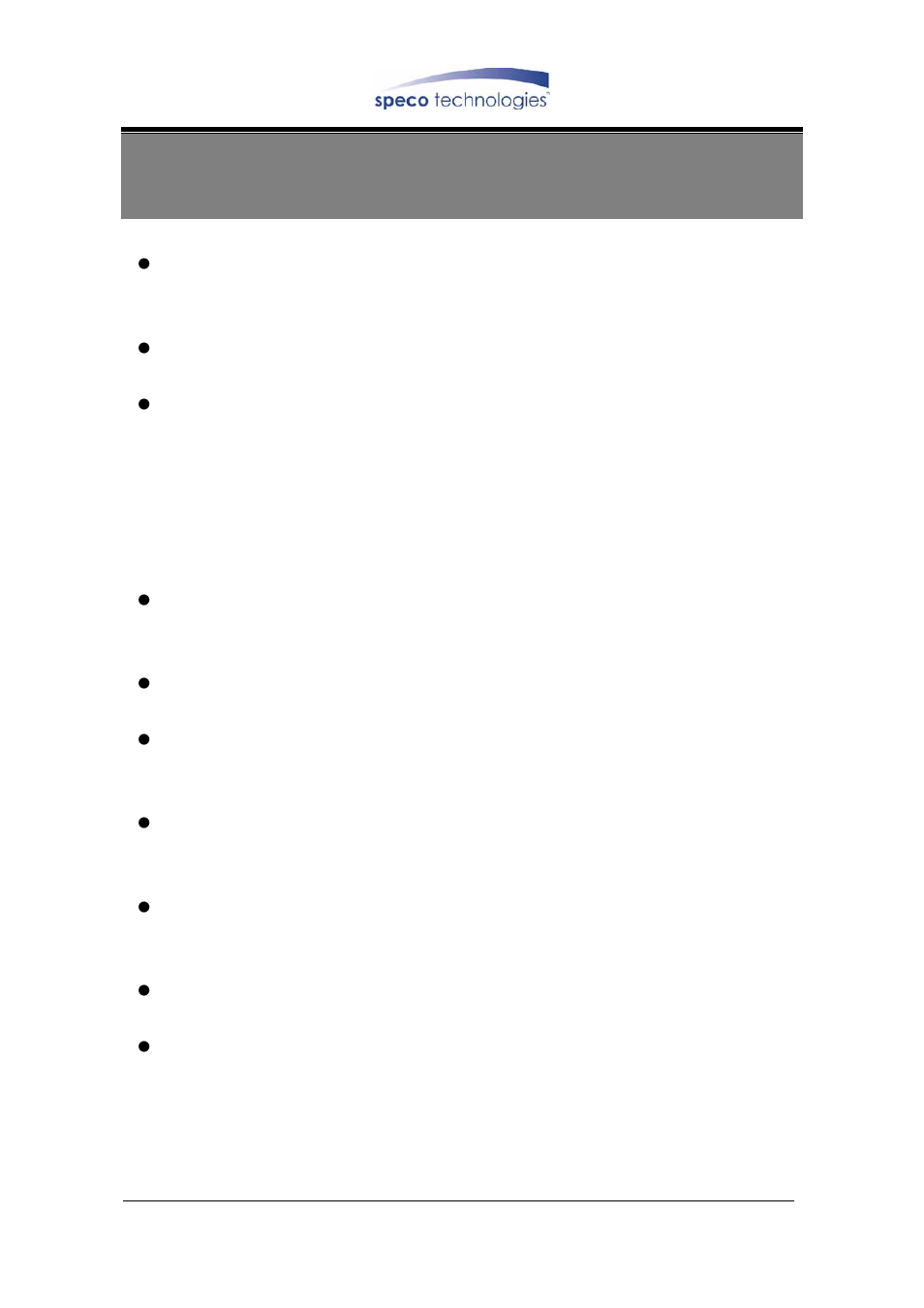 Features, Video resolution | Speco Technologies DVR-4CF User Manual | Page 5 / 38