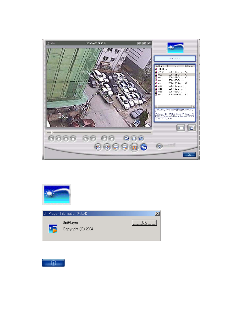 11 check the program version, 12 close program, Check the program version | Close program | Speco Technologies DVR-T4IP User Manual | Page 103 / 126