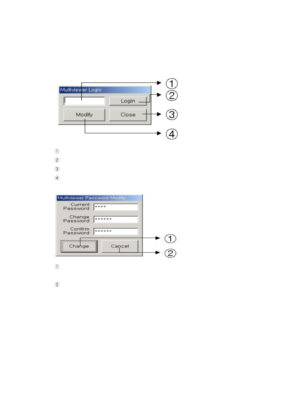 5 multiviewer, 1 program login, Ulti | Iewer, Program login | Speco Technologies DVR-T4IP User Manual | Page 104 / 126