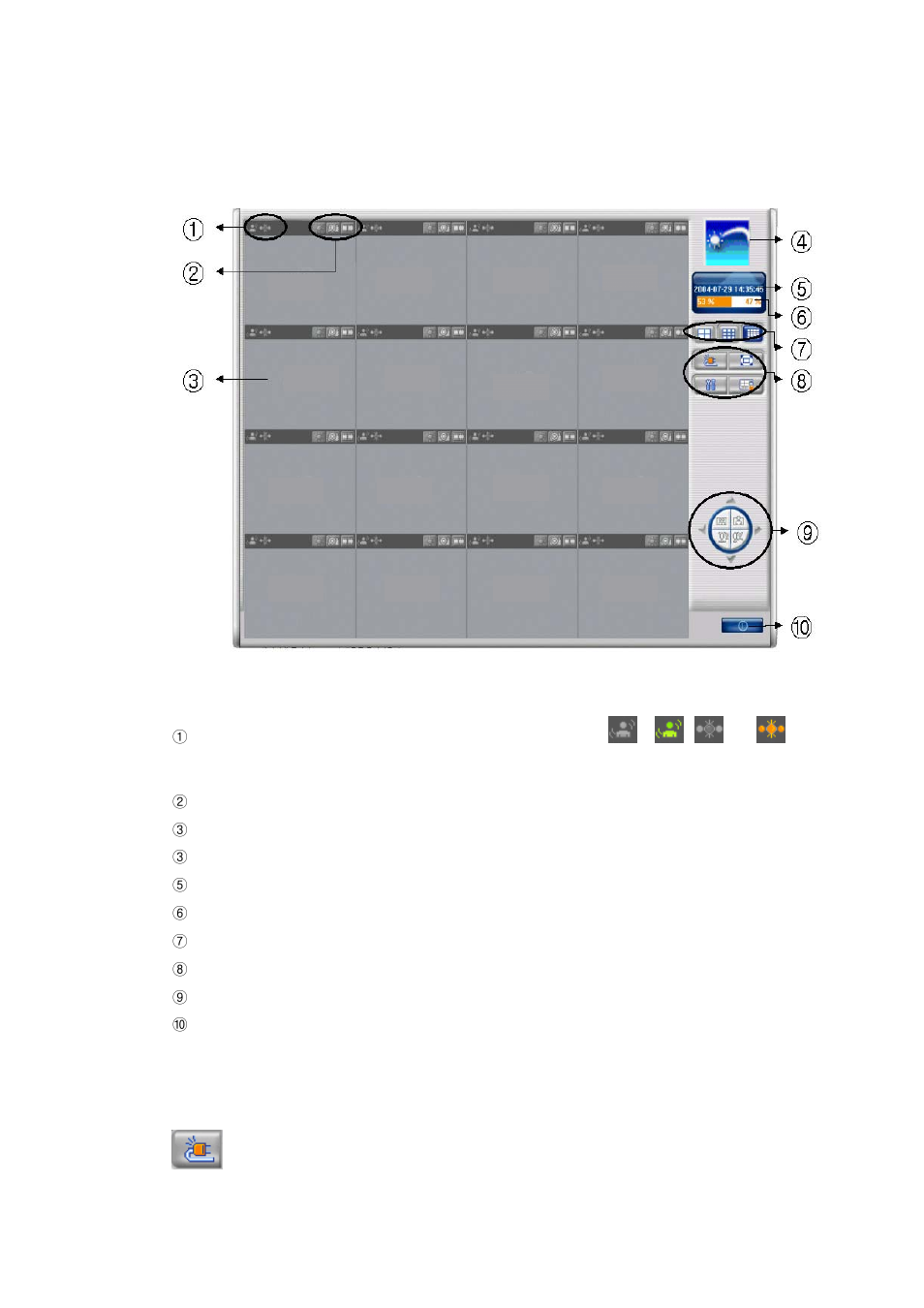 2 screen and button, 3 dvr list management & connection, Screen and button | Dvr list management & connection | Speco Technologies DVR-T4IP User Manual | Page 105 / 126