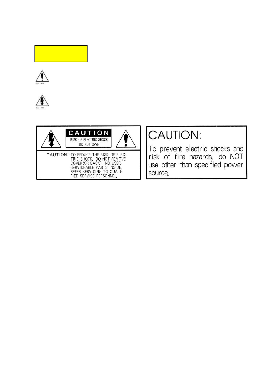 Warning | Speco Technologies DVR-T4IP User Manual | Page 2 / 126
