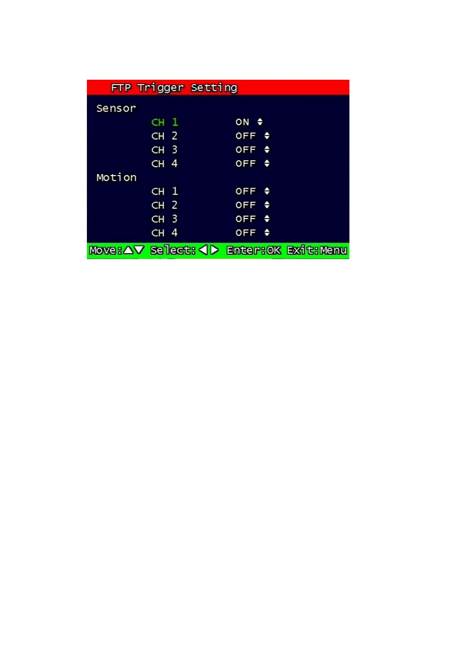 1 sensor, 2 motion, 7 e-mail address setting | Sensor, Motion, E-mail address setting | Speco Technologies DVR-T4IP User Manual | Page 45 / 126