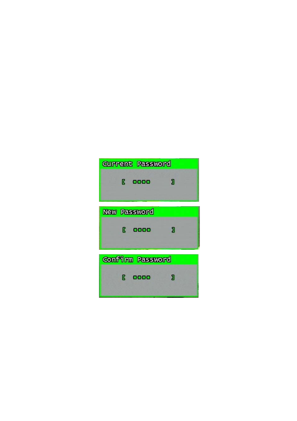 1 password setting, 2 password apply, Password setting | Password apply | Speco Technologies DVR-T4IP User Manual | Page 59 / 126