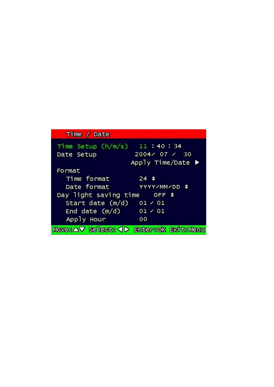 3 auto key lock, 3 time / date, 1 set up time / date | 2 time / date format, 3 day light saving time, Auto key lock, Time / date, Set up time / date, Time / date format, Day light saving time | Speco Technologies DVR-T4IP User Manual | Page 60 / 126