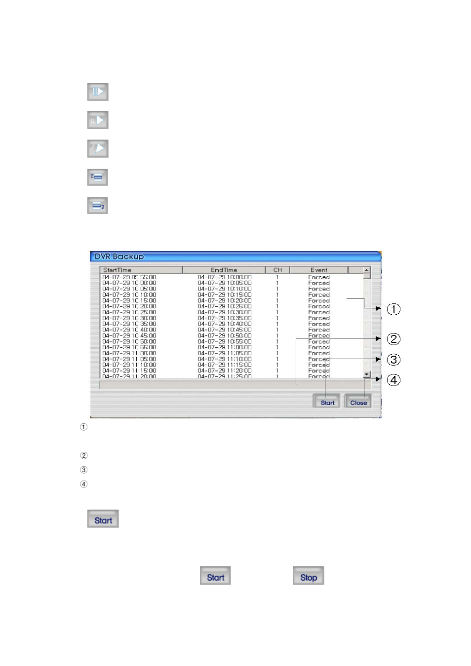 10 dvr backup, Dvr backup | Speco Technologies DVR-T4IP User Manual | Page 87 / 126