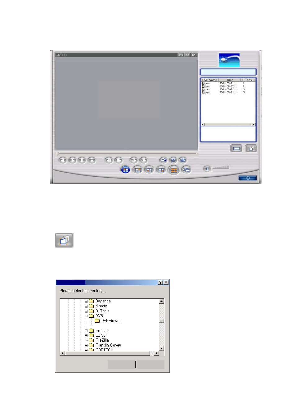 3 searching by directory, Searching by directory | Speco Technologies DVR-T4IP User Manual | Page 97 / 126