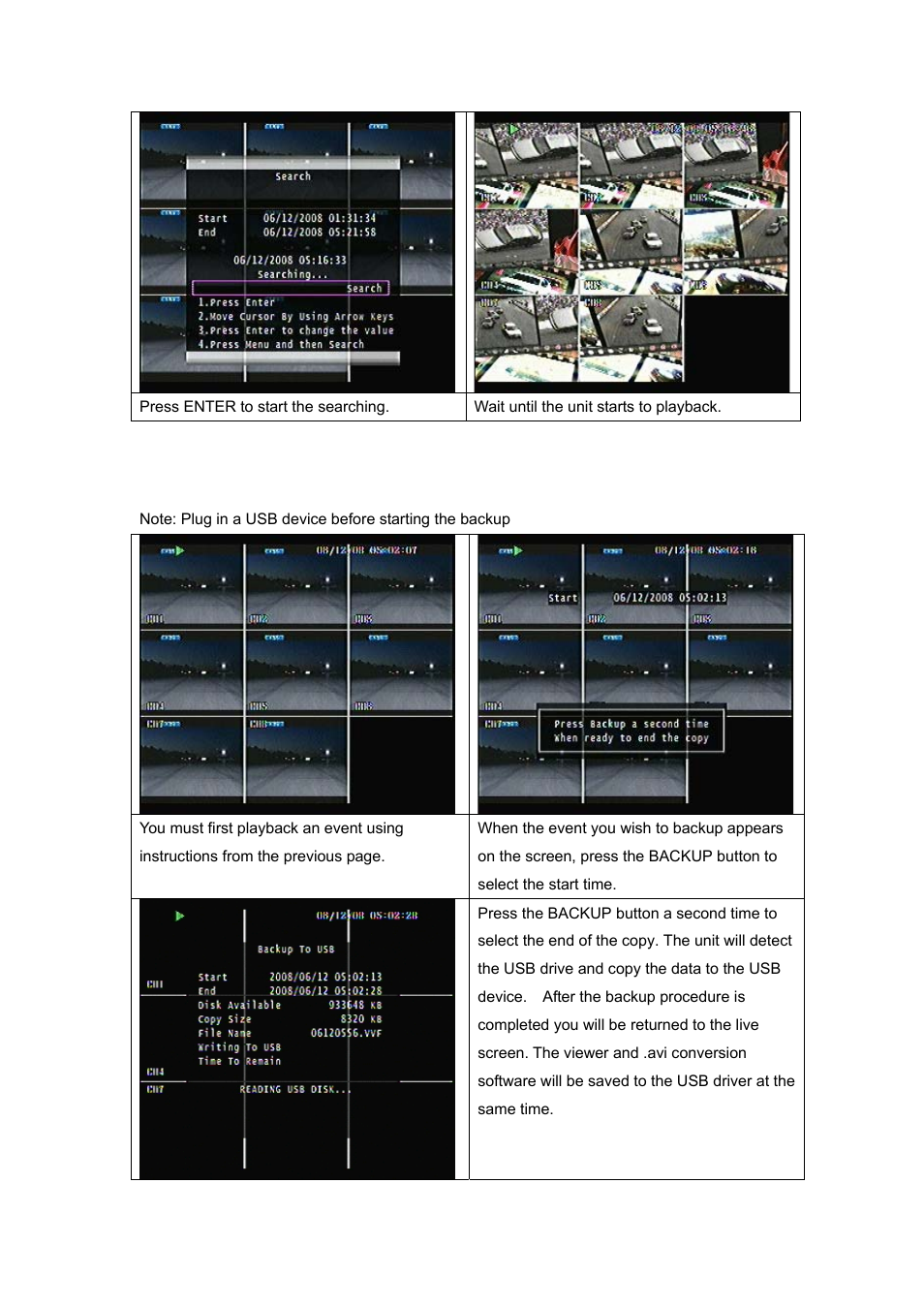 Speco Technologies EZVR4/8 User Manual | Page 19 / 24