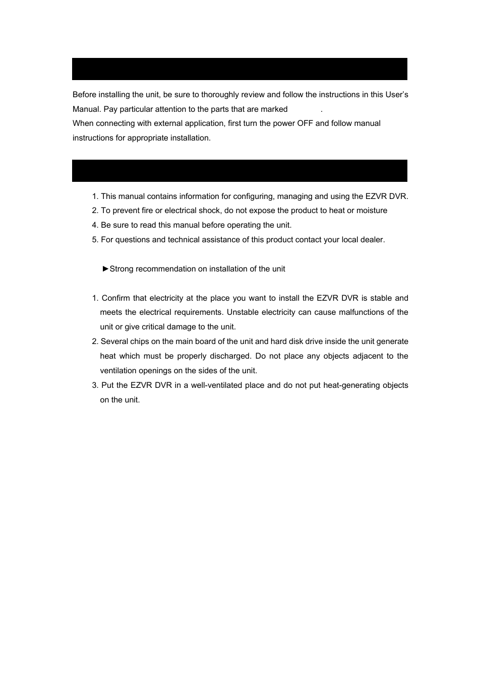 Speco Technologies EZVR4/8 User Manual | Page 4 / 24