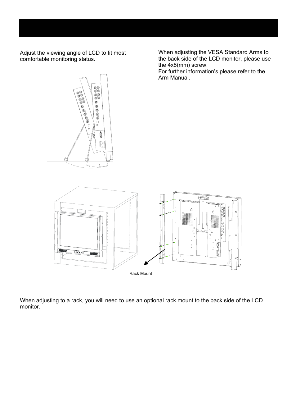 Lcd monitor mounting guide | Speco Technologies VM-HT19LCD User Manual | Page 17 / 20