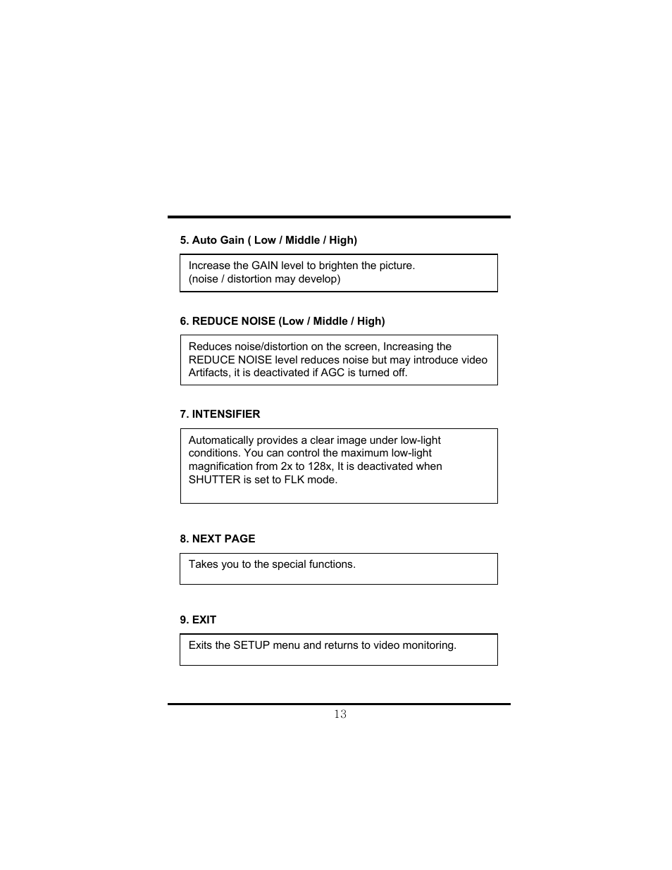 Speco Technologies HT-7248FFI User Manual | Page 14 / 24