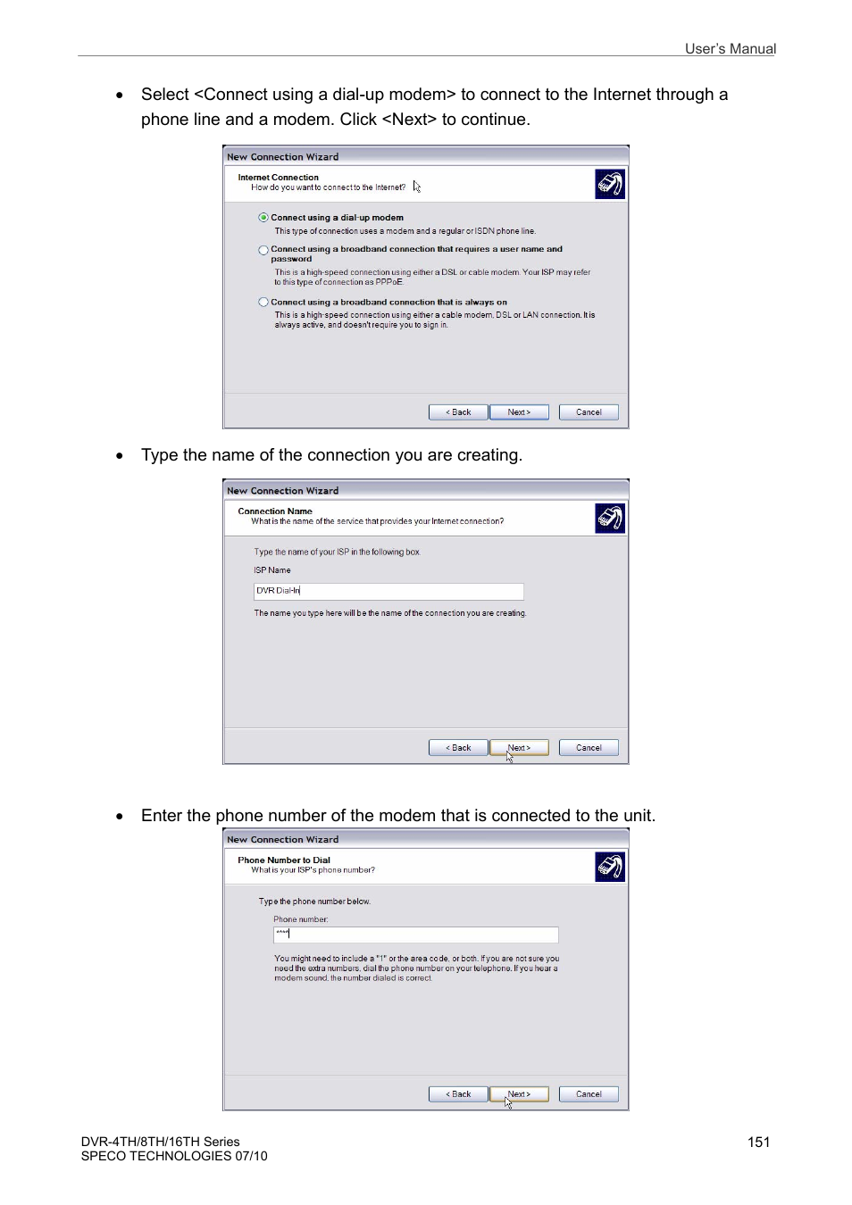 Speco Technologies 8TH User Manual | Page 152 / 175