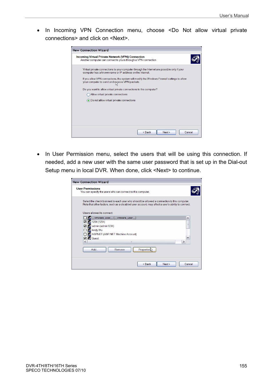 Speco Technologies 8TH User Manual | Page 156 / 175