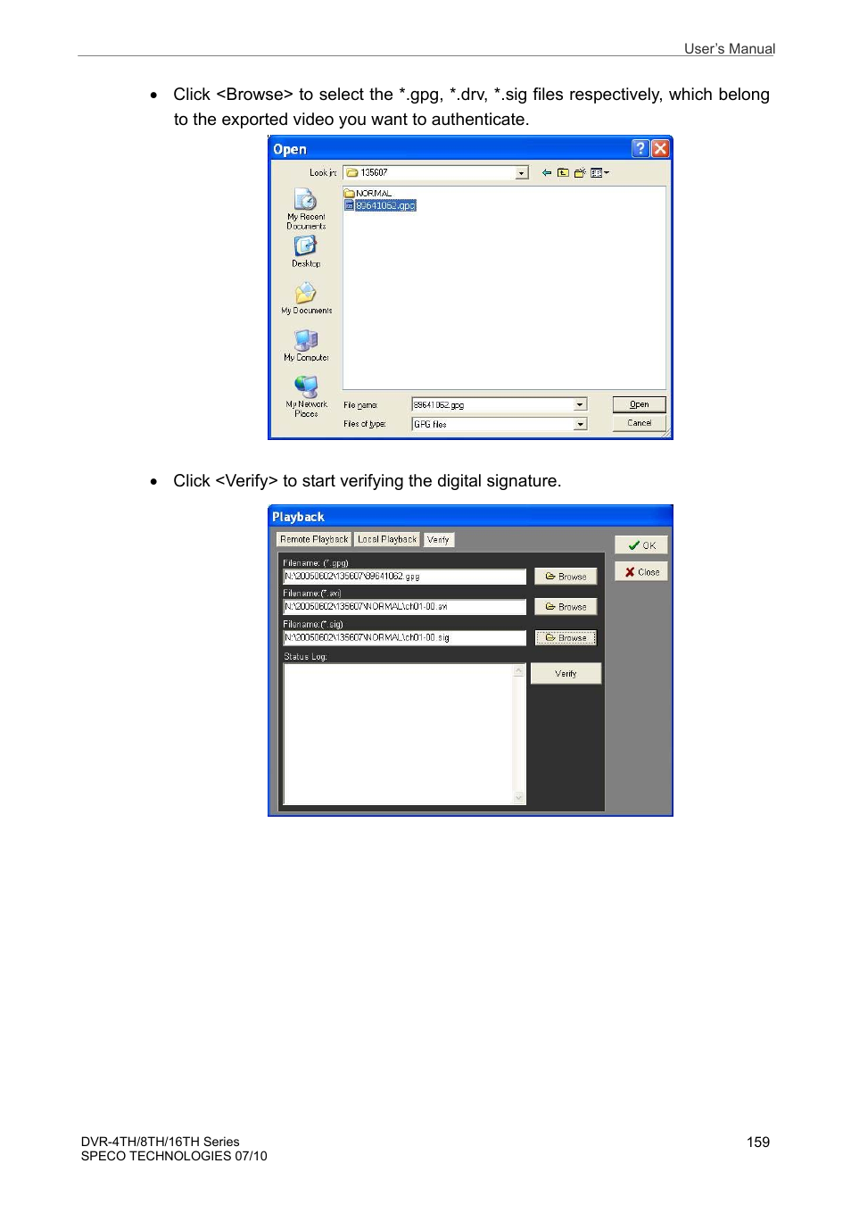 Speco Technologies 8TH User Manual | Page 160 / 175