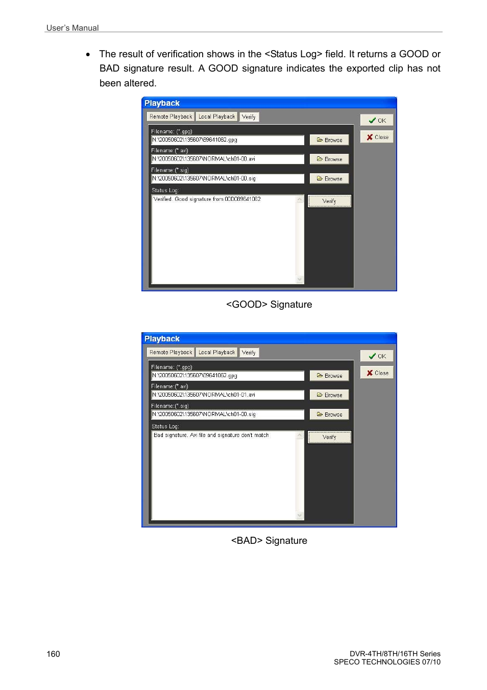 Speco Technologies 8TH User Manual | Page 161 / 175