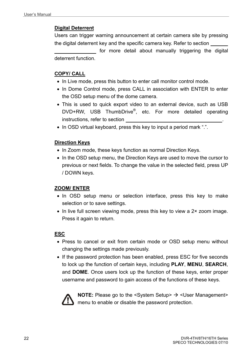 Speco Technologies 8TH User Manual | Page 23 / 175