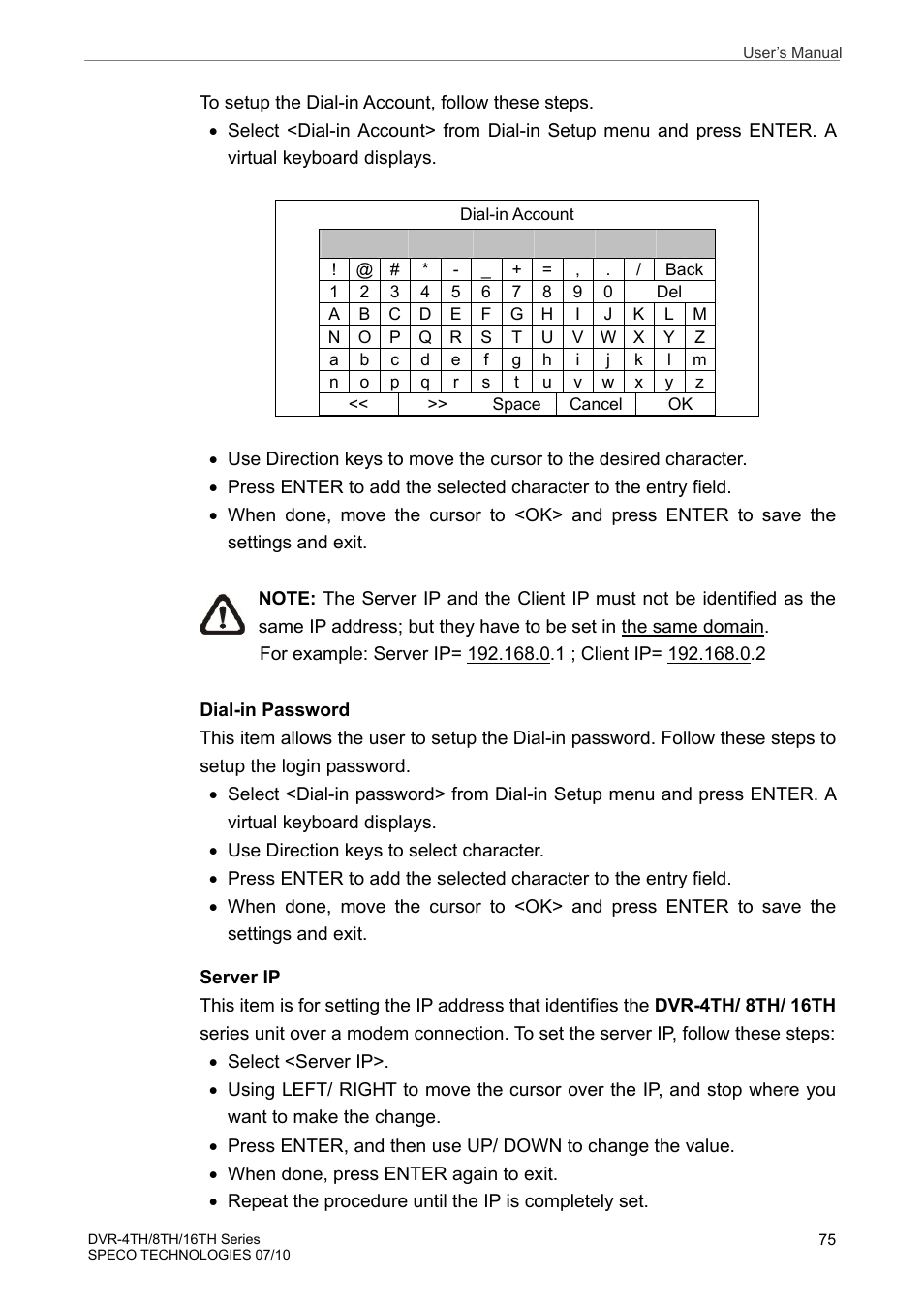 Speco Technologies 8TH User Manual | Page 76 / 175