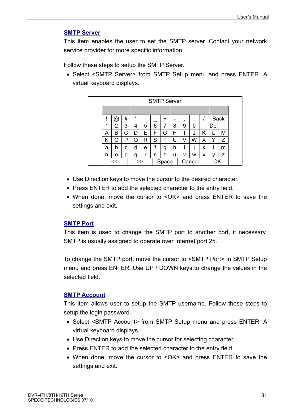 Speco Technologies 8TH User Manual | Page 82 / 175