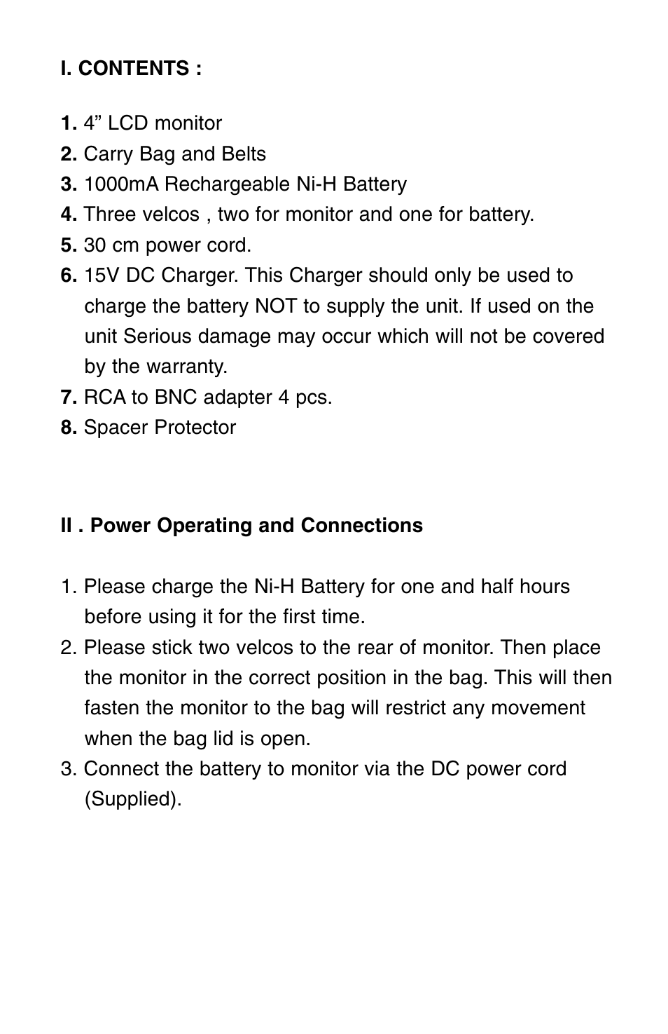 Speco Technologies VMS-2 User Manual | Page 3 / 6