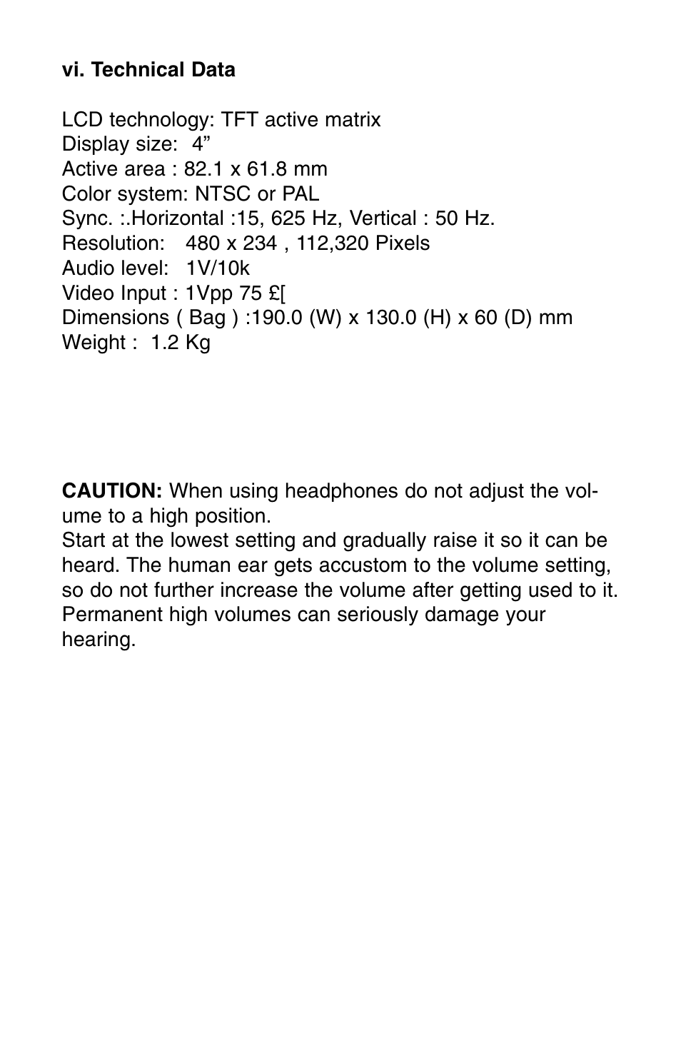 Speco Technologies VMS-2 User Manual | Page 6 / 6