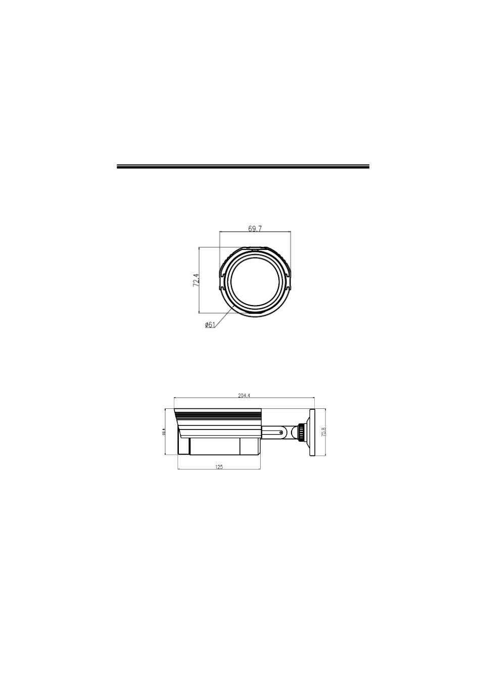 Dimensions | Speco Technologies VLB11SCSFF User Manual | Page 20 / 24