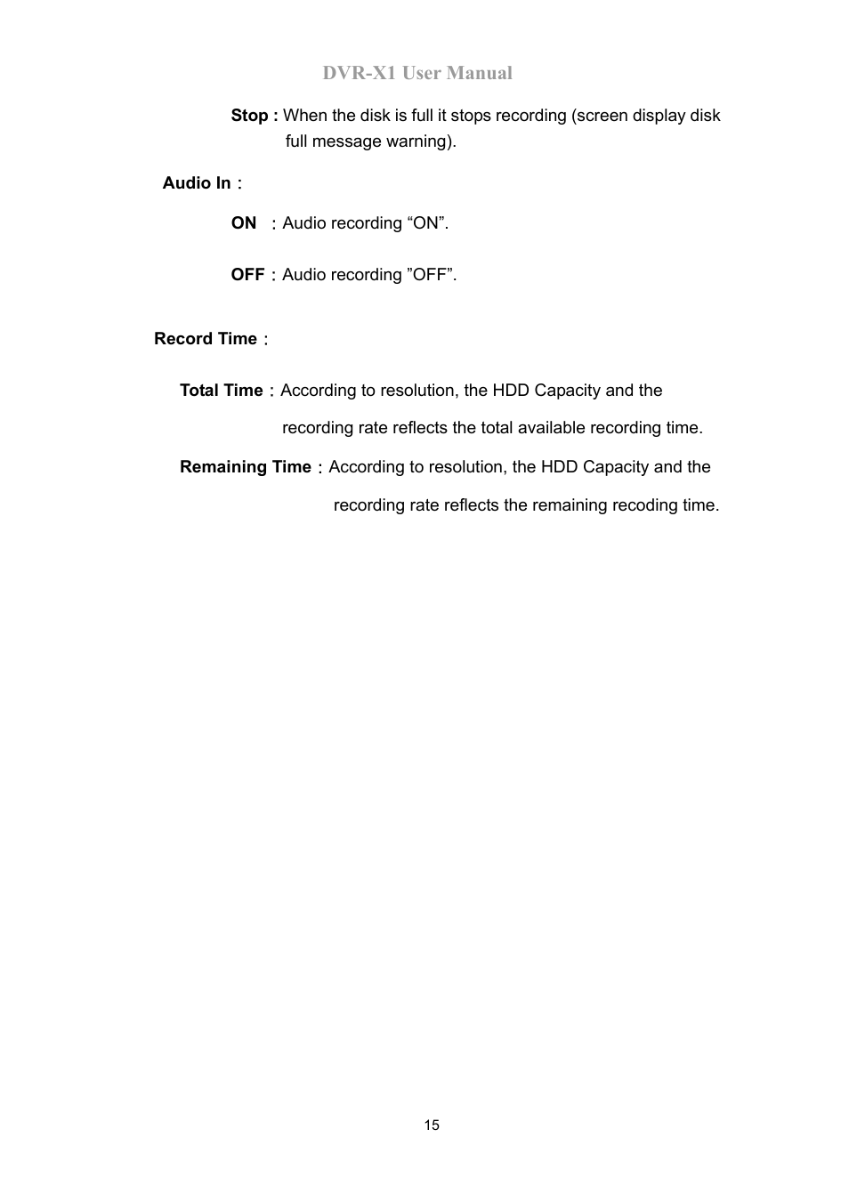 Speco Technologies DVR-X1 User Manual | Page 16 / 26