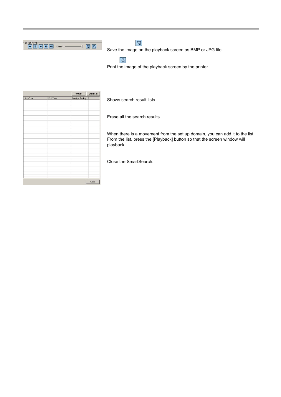 Search list | Speco Technologies DVR-PC8 Series User Manual | Page 32 / 78