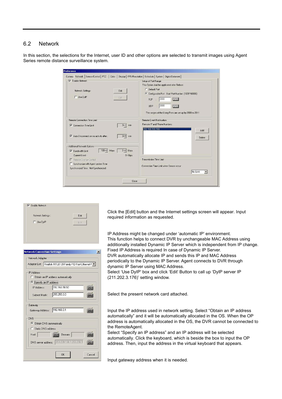 2 network, Enable network, Etwork | Speco Technologies DVR-PC8 Series User Manual | Page 43 / 78