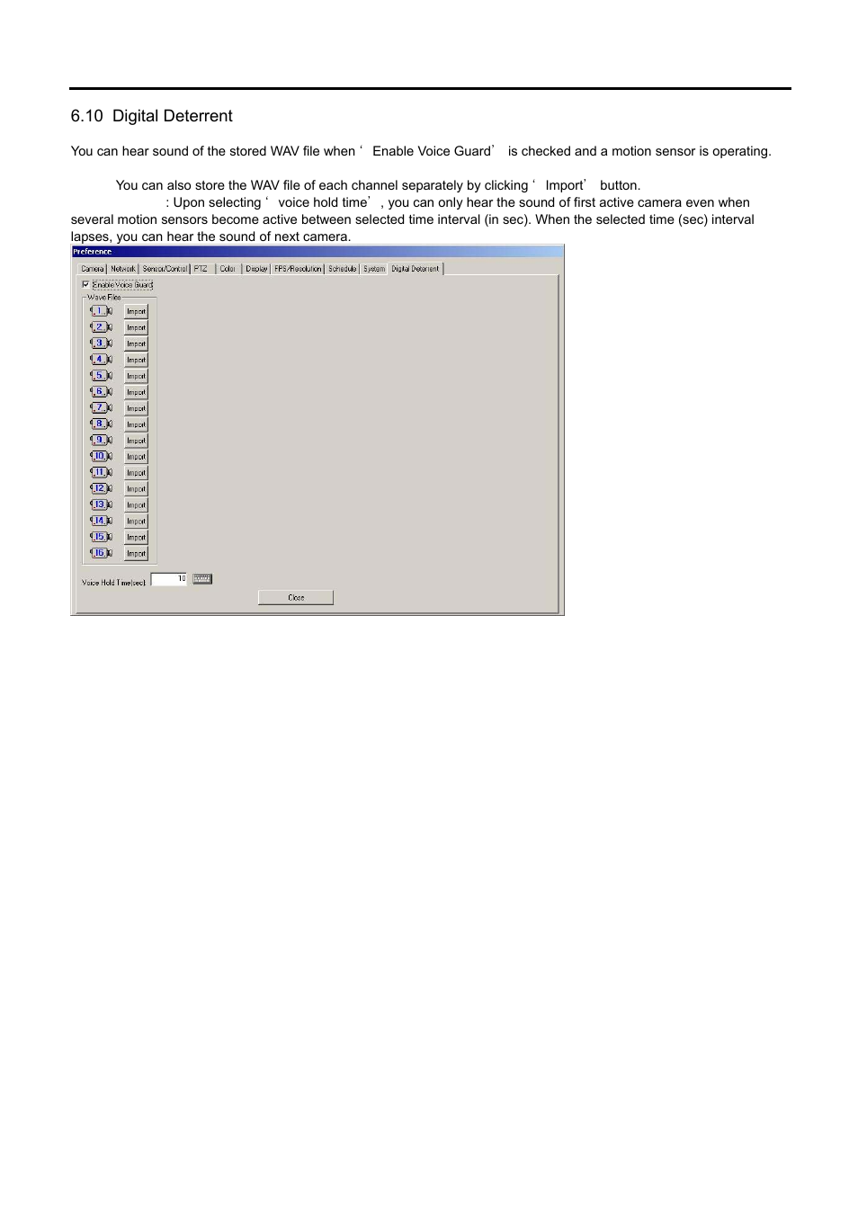 10 digital deterrent, Igital, Eterrent | Speco Technologies DVR-PC8 Series User Manual | Page 68 / 78