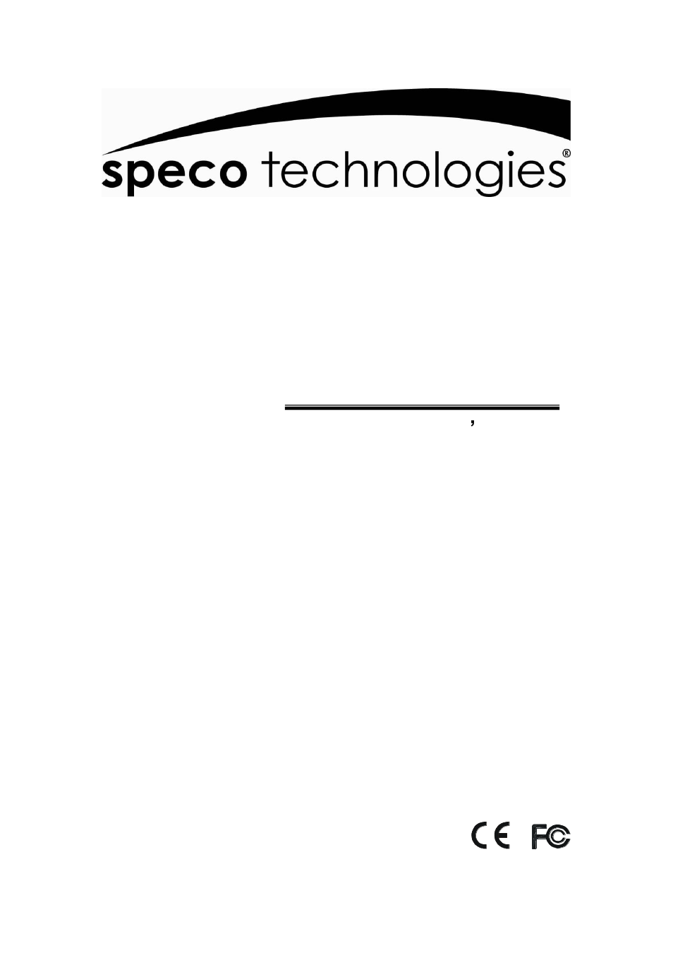 Speco Technologies VM22TSLCD User Manual | 20 pages
