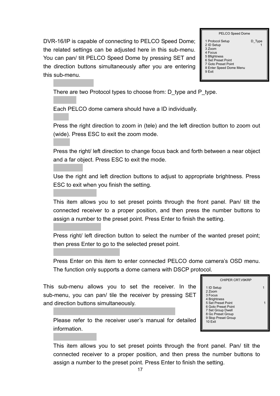 Speco Technologies DVR-16/IP User Manual | Page 18 / 46