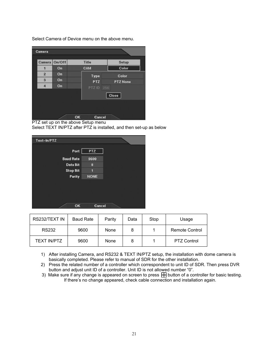 Speco Technologies KBD-927 User Manual | Page 21 / 33