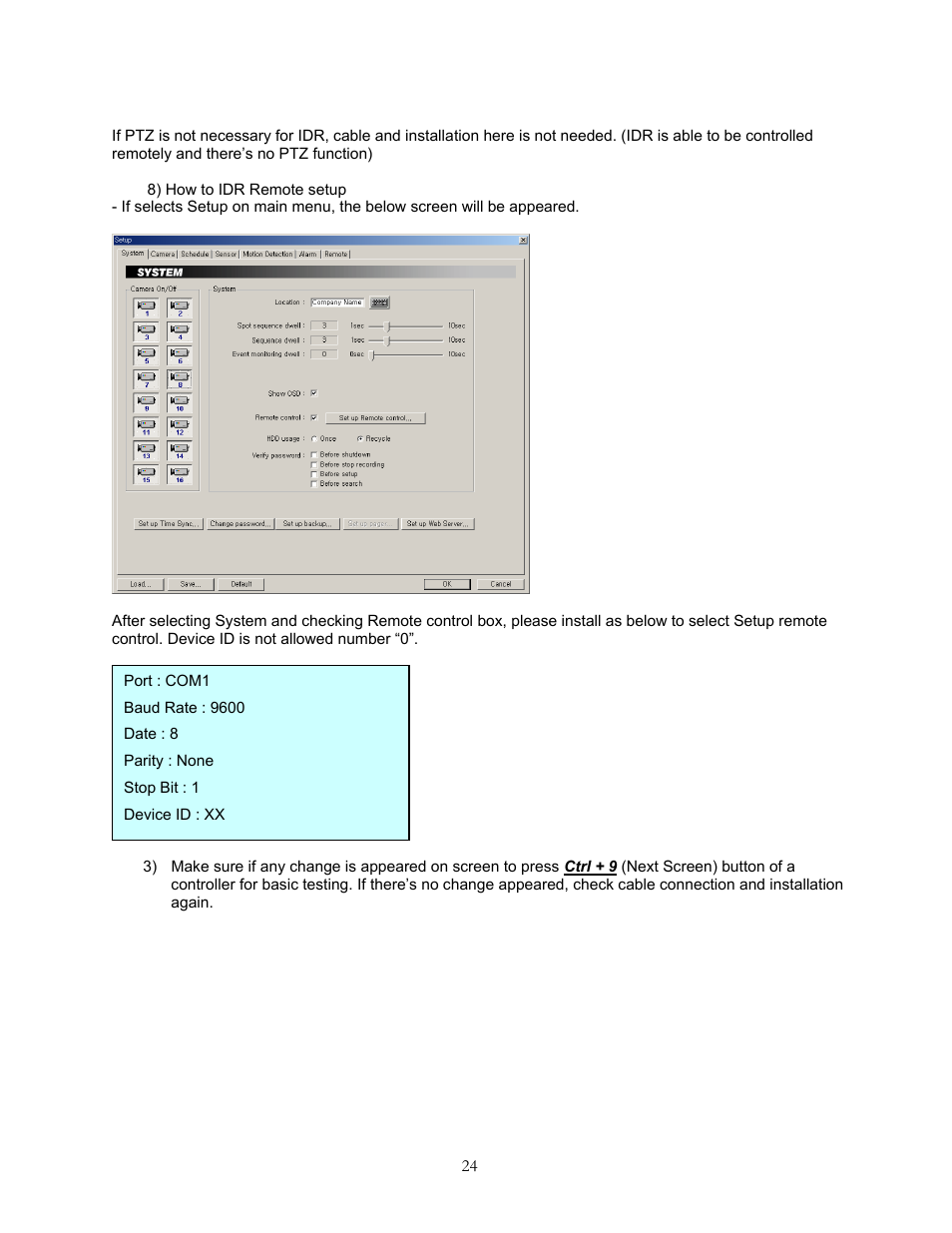 Speco Technologies KBD-927 User Manual | Page 24 / 33