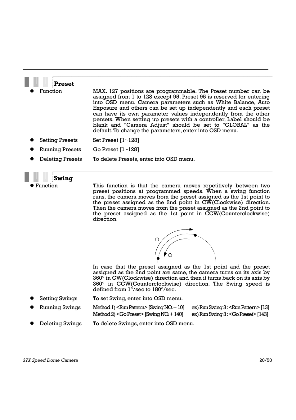 Operation 3 | Speco Technologies SIPSD37X User Manual | Page 20 / 50