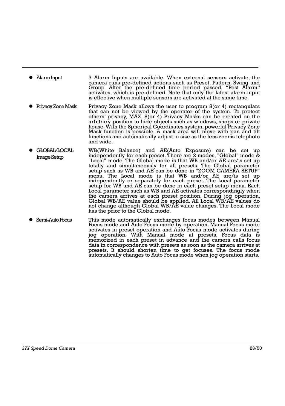 Operation 3 | Speco Technologies SIPSD37X User Manual | Page 23 / 50